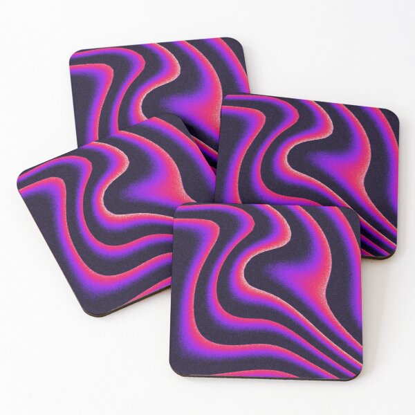 Item preview, Purple Pink Wavy Grainy Thermal Gradient Abstract Pattern designed and sold by LYAN-STORE.