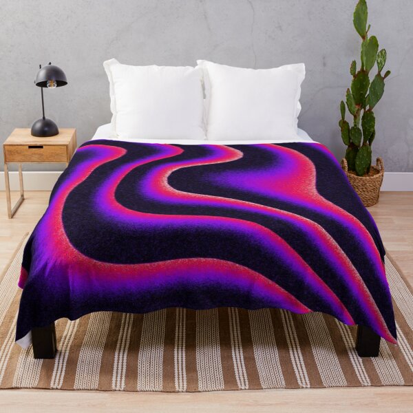 Item preview, Purple Pink Wavy Grainy Thermal Gradient Abstract Pattern designed and sold by LYAN-STORE.