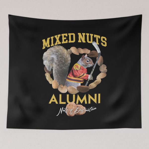 Item preview, Mixed Nuts Alumni Hockey Squirrel designed and sold by ChemiCrocheting.