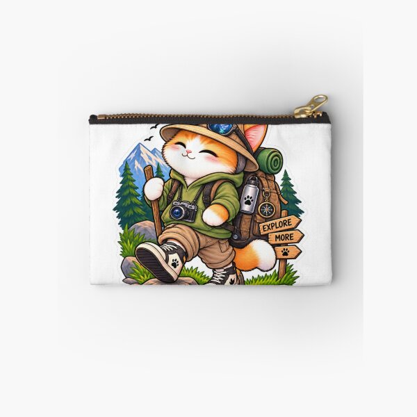 Item preview, Explore More Adventure Cat – Hiking Cat with Camera designed and sold by Genzfirevibes.