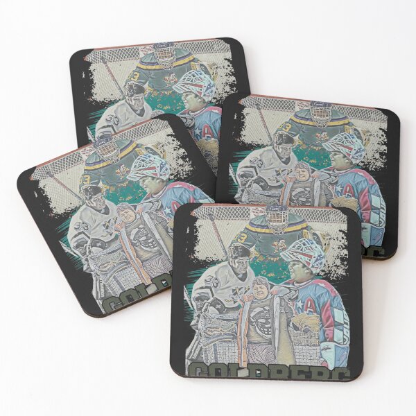 Item preview, Greg Goldberg Retro Hockey Goalie Collage designed and sold by ChemiCrocheting.
