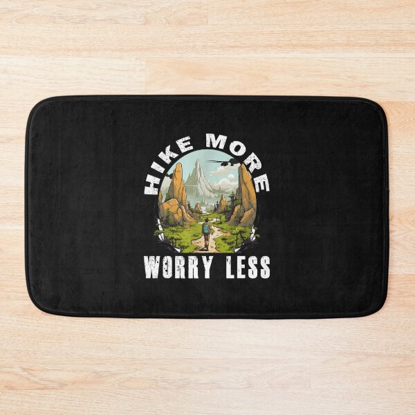 Item preview, Hike More Worry Less Mountain Adventure designed and sold by Manningh7.