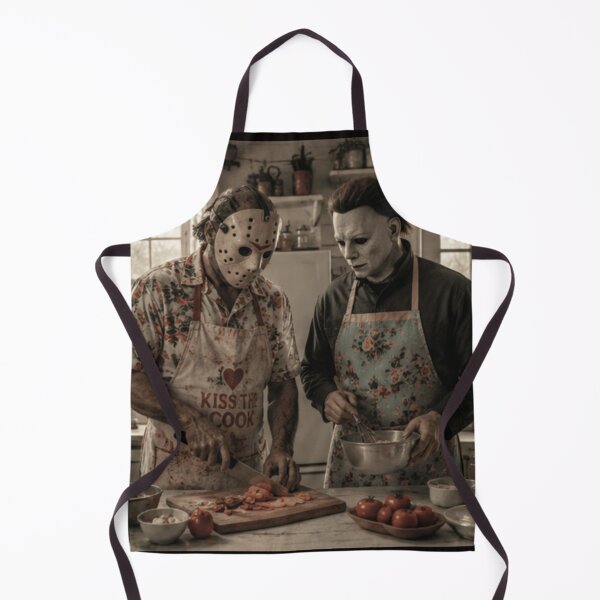 Item preview, Michael Myers Tshirts Horror Movie Michael And Jason Baking Funny Halloween designed and sold by Hydlaaksmndriss.