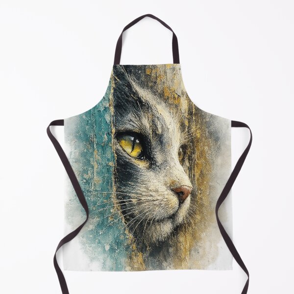 Item preview, Mystical Watercolor Cat Portrait designed and sold by GRFORA.
