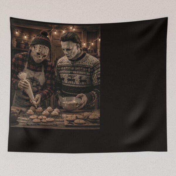 Item preview, Michael Myers Tshirts Michael And Jason Cooking Funny Halloween designed and sold by Hydlaaksmndriss.