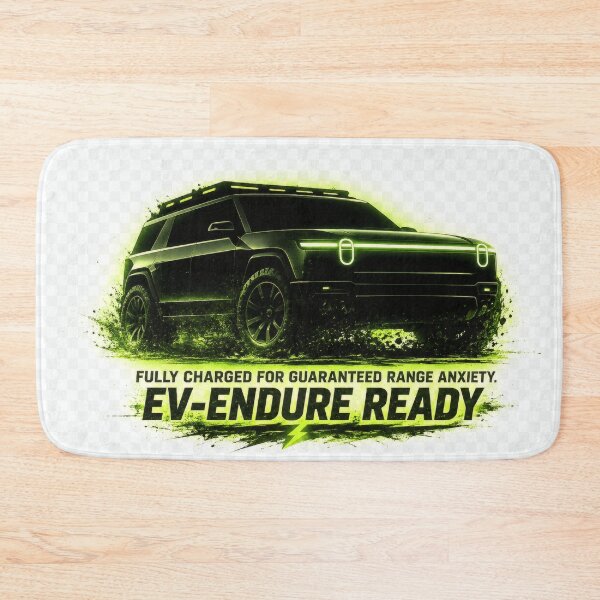 Item preview, Electric Offroad Silhouette Motivational Quote designed and sold by ChargedShapes.
