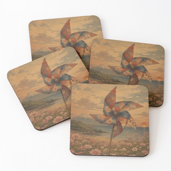 Item preview, Cosmos Pinwheel Sunset designed and sold by  Silent Japan Studio.