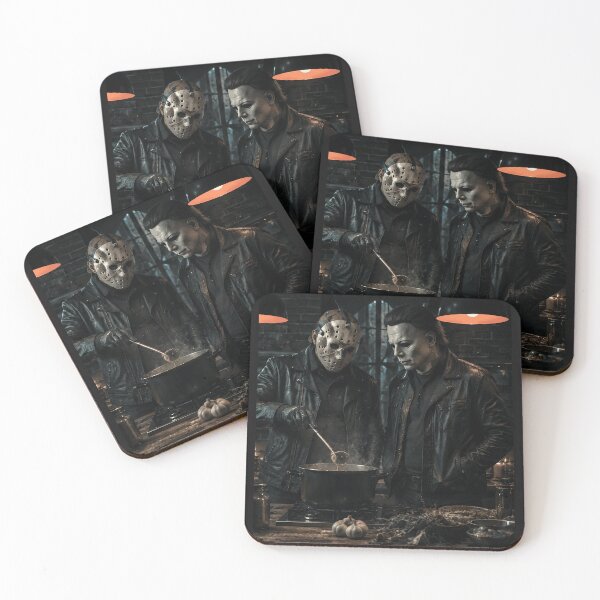 Item preview, Michael Myers Tshirts Horror Movie Michael And Jason Baking Halloween Humor designed and sold by Hydlaaksmndriss.