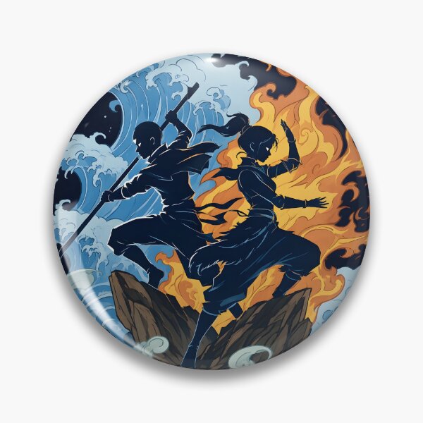 Item preview, Four Elements Master - Water, Earth, Fire, Air Anime Art designed and sold by maltsdigging1b.