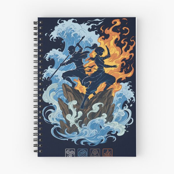 Item preview, Four Elements Master - Water, Earth, Fire, Air Anime Art designed and sold by maltsdigging1b.