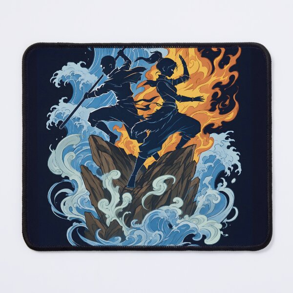 Item preview, Four Elements Master - Water, Earth, Fire, Air Anime Art designed and sold by maltsdigging1b.