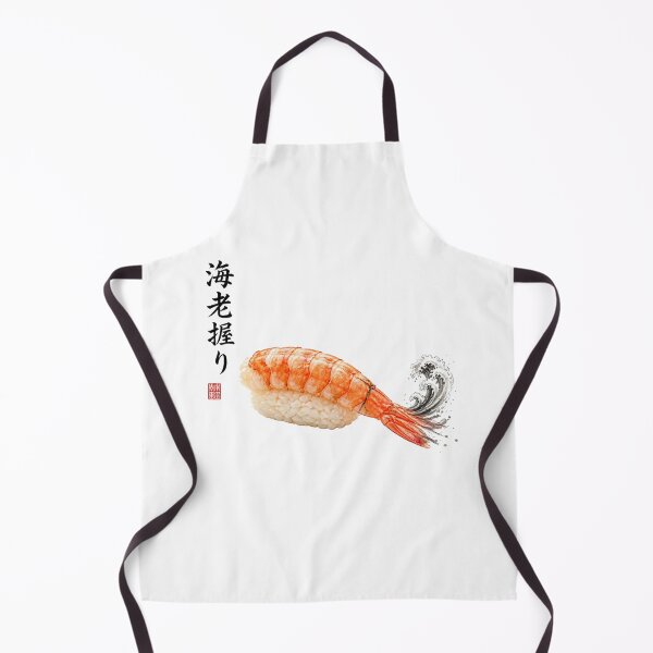 Item preview, Ebi Nigiri Sushi – Japanese Restaurant Food Art designed and sold by Cavalier-org.