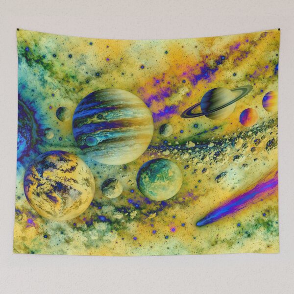 Item preview, Cosmic color worlds in orbit designed and sold by Sigtrix.