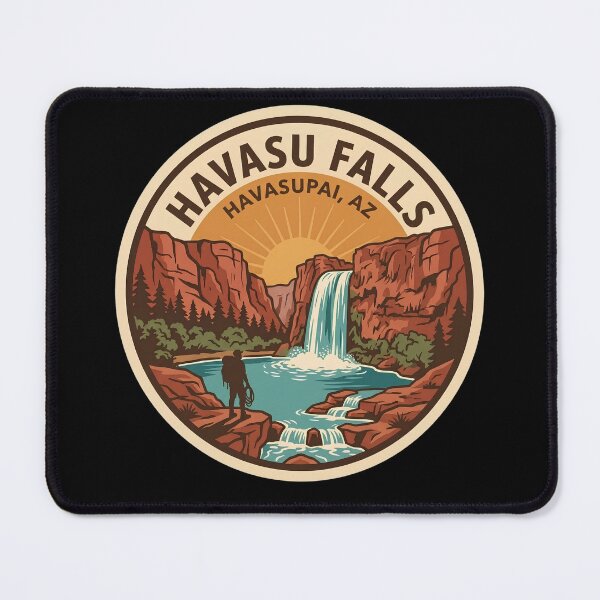 Item preview, Havasu Falls Havasupai Arizona Turquoise Waterfall Hike designed and sold by LittleArij.