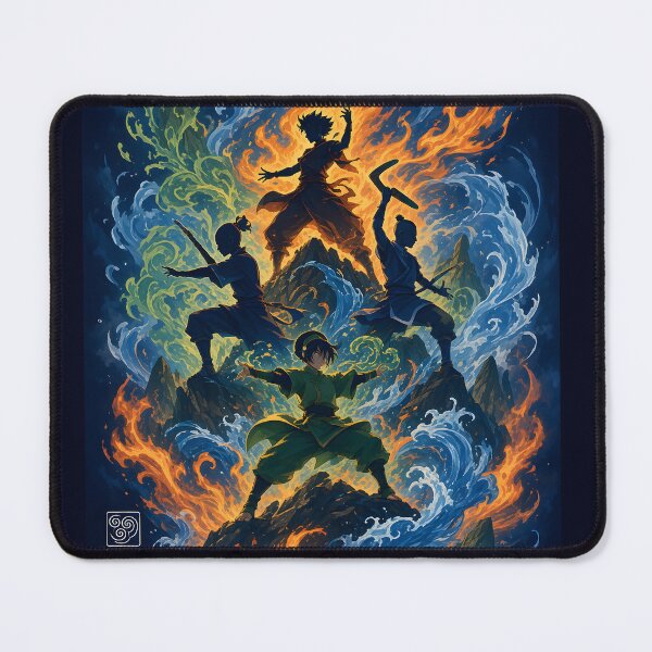 Item preview, Elemental Balance - Legend of the Elements Warrior designed and sold by maltsdigging1b.