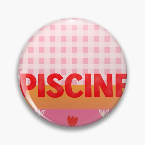 Item preview, Pink Vichy Pool Pattern Summer Holidays designed and sold by Le Chantier.