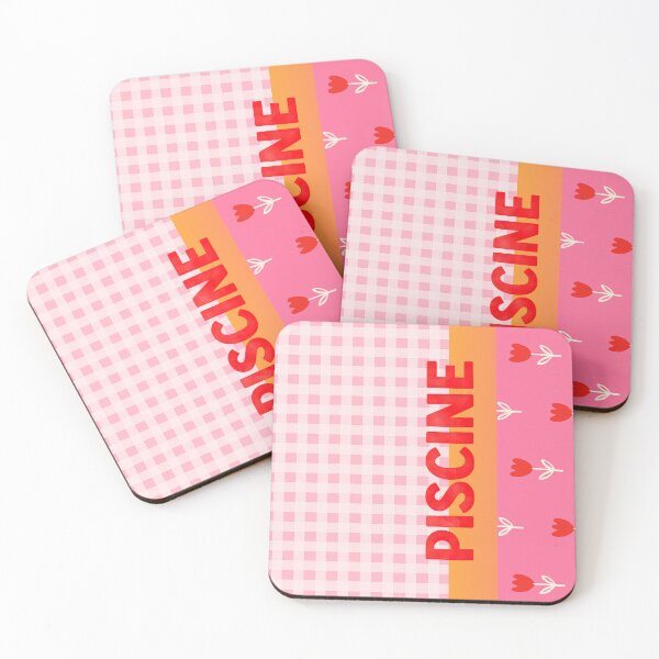 Item preview, Pink Vichy Pool Pattern Summer Holidays designed and sold by Le Chantier.