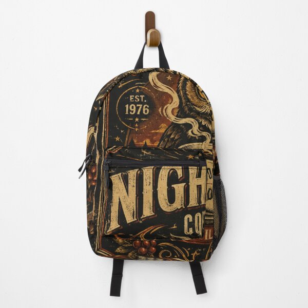 Item preview, Night Owl Coffee Co. | Vintage Coffeehouse Owl Illustration designed and sold by AAstore0013.
