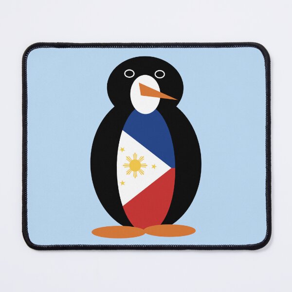 Item preview, Philippines Flag Filipino Ms Penguin Cute Country Pride Design designed and sold by AuntieShoe.
