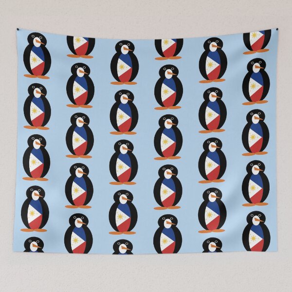 Item preview, Philippines Flag Filipino Ms Penguin Cute Country Pride Design designed and sold by AuntieShoe.