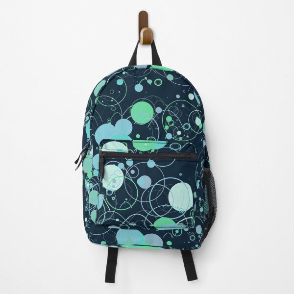 Item preview, Abstract Teal and Mint Floating Circles Pattern designed and sold by GraphyLab.