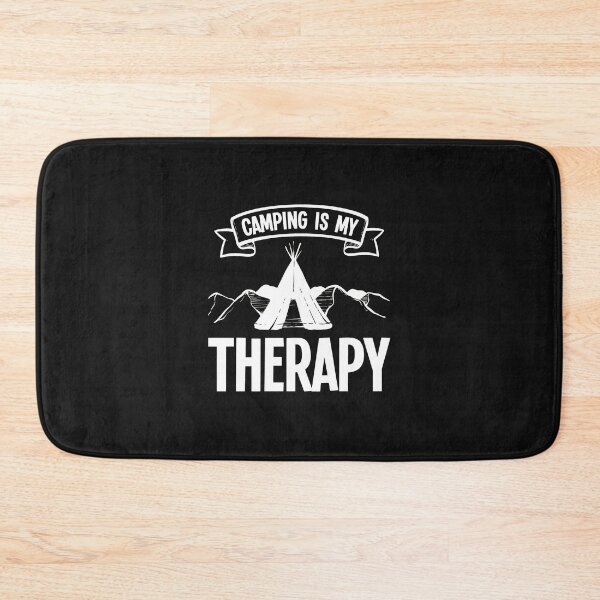 Item preview, Camping Is My Therapy Teepee Mountains Retro designed and sold by Manningh7.