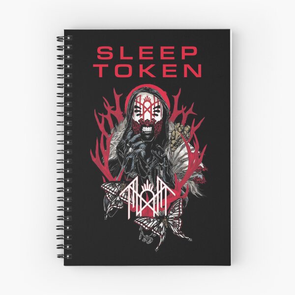 Item preview, Sleep Token Vessel Mask Red Horns & Moths Artwork designed and sold by Henri5Lindgren.