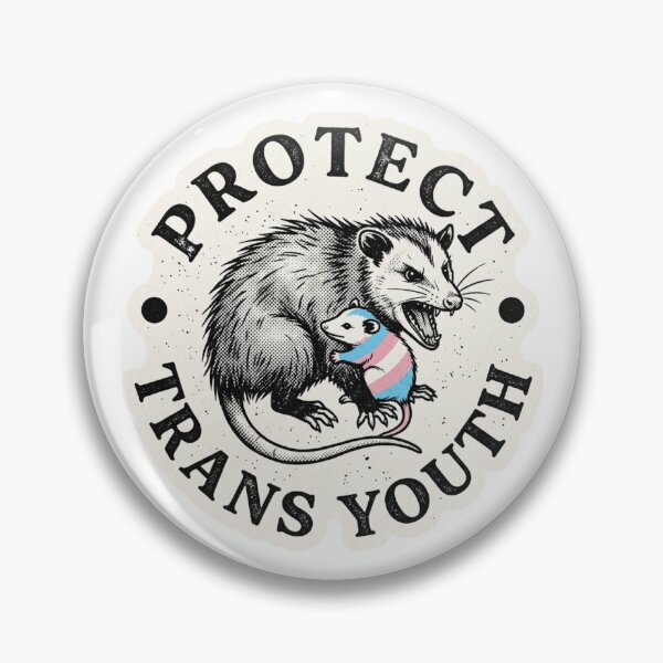 Item preview, Protect Trans Youth Vintage Opossum Transgender Pride designed and sold by raedattia.