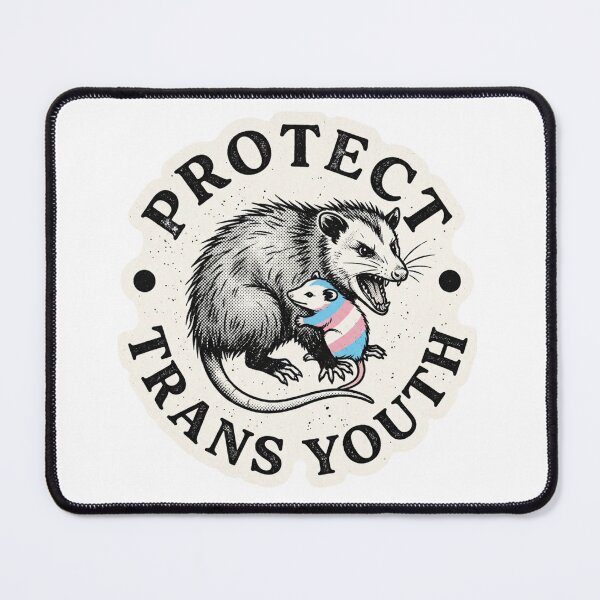 Item preview, Protect Trans Youth Vintage Opossum Transgender Pride designed and sold by raedattia.