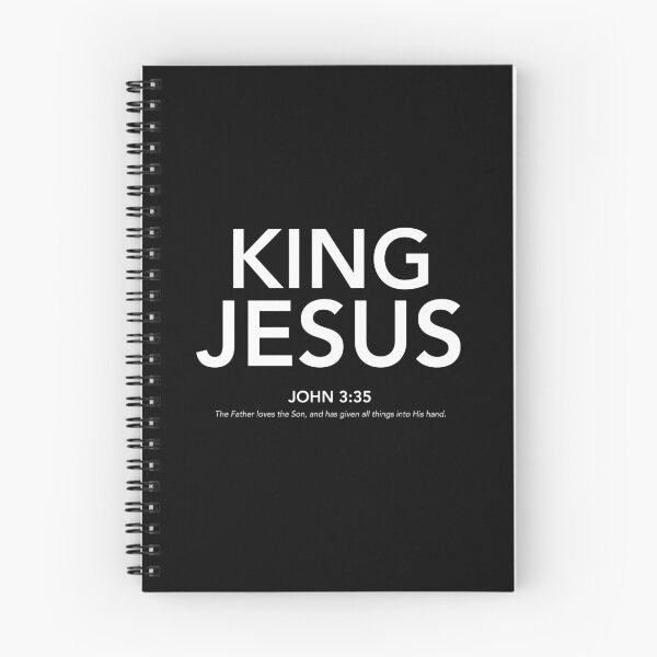 Item preview, English - King Jesus John 3:35 White Text designed and sold by Believe-Jesus.