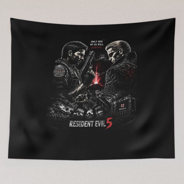 Item preview, Resident Evil 5 Chris Redfield Wesker Shirt, RE5 Survival Horror Graphic Tee, Vintage Gaming Fan Gift, Retro Capcom Horror Design designed and sold by Xtusdior.