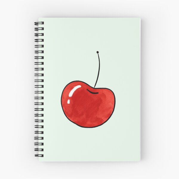 Item preview, Kitsch Cherry Watercolor Illustration For Journaling designed and sold by bosamji.