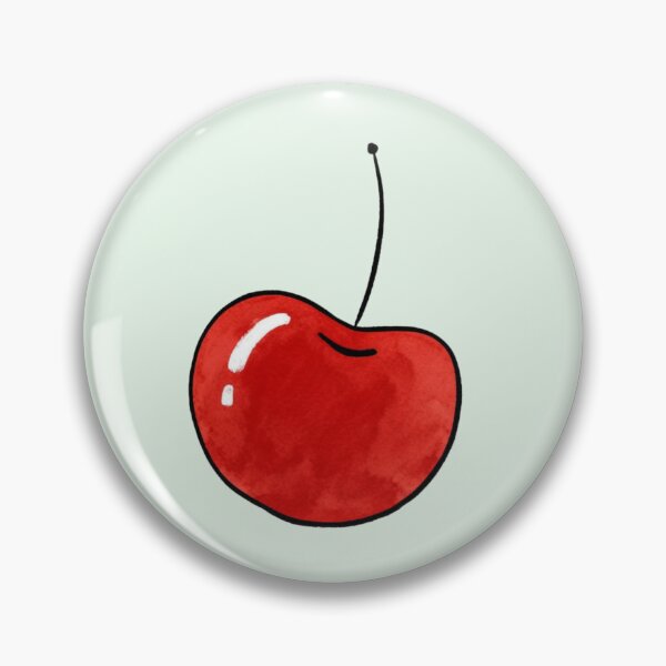 Item preview, Kitsch Cherry Watercolor Illustration For Journaling designed and sold by bosamji.