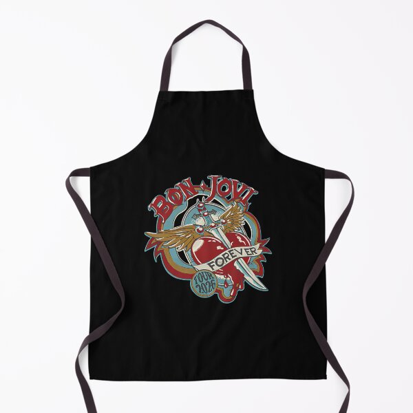 Item preview, Bon Jovi Forever Tour 2026 Dagger Heart Retro Badge designed and sold by Henri5Lindgren.