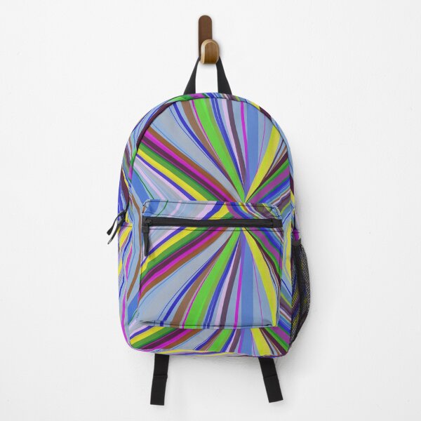 Item preview, Vibrant Multicolor Retro Wavy Ribbon Pattern designed and sold by GraphyLab.