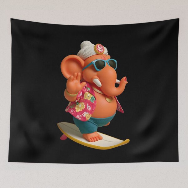 Item preview, Cool Skateboarding Elephant Hawaiian Shirt Orange Red 3D Pop Art designed and sold by PANNARUK THAILAND.