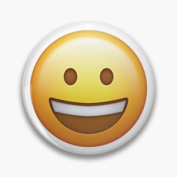 Item preview, Classic Yellow Grinning Smile Emoji Graphic designed and sold by AyaanArtStudio.