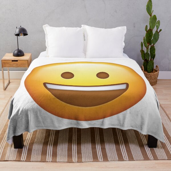 Item preview, Classic Yellow Grinning Smile Emoji Graphic designed and sold by AyaanArtStudio.