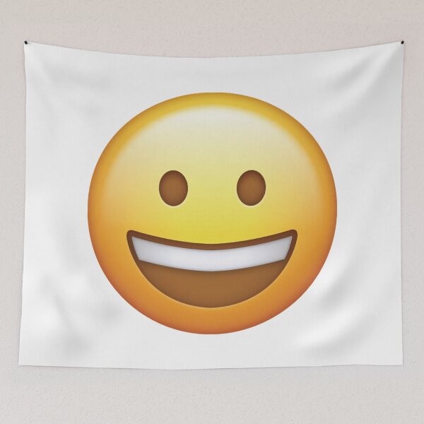 Item preview, Classic Yellow Grinning Smile Emoji Graphic designed and sold by AyaanArtStudio.