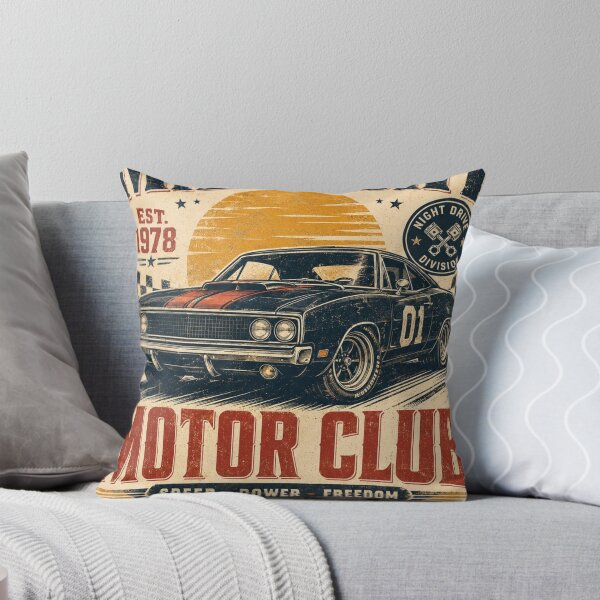 Item preview, Midnight Motor Club | Vintage Muscle Car Automotive Illustration designed and sold by AAstore0013.