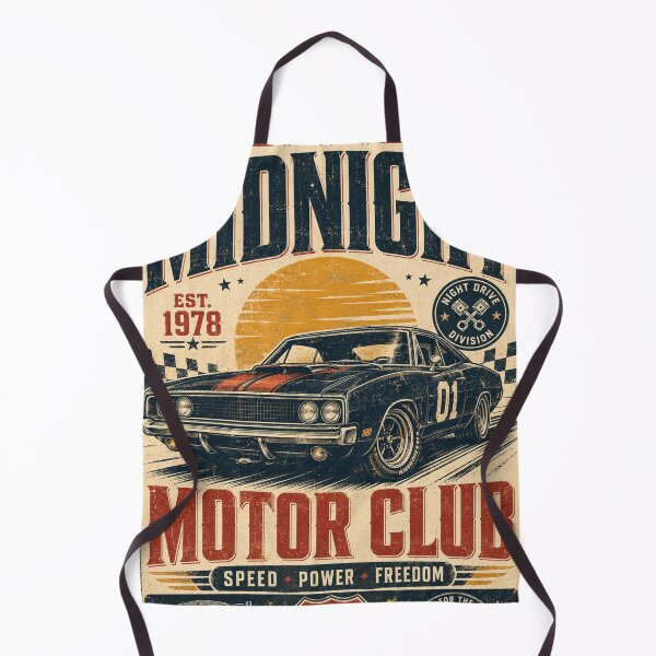 Item preview, Midnight Motor Club | Vintage Muscle Car Automotive Illustration designed and sold by AAstore0013.