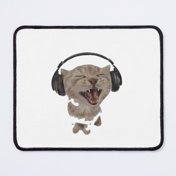 Item preview, Y2K Headphones Cat | Funny Singing Kitten 90s Retro Meme designed and sold by Gbriel3.