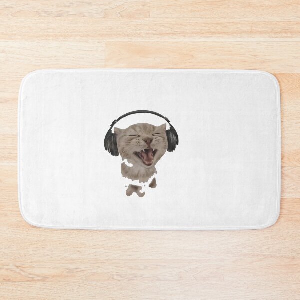 Item preview, Y2K Headphones Cat | Funny Singing Kitten 90s Retro Meme designed and sold by Gbriel3.