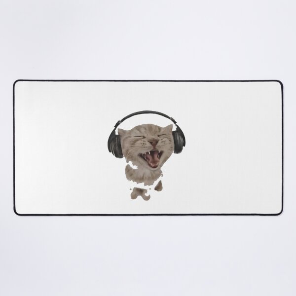 Item preview, Y2K Headphones Cat | Funny Singing Kitten 90s Retro Meme designed and sold by Gbriel3.