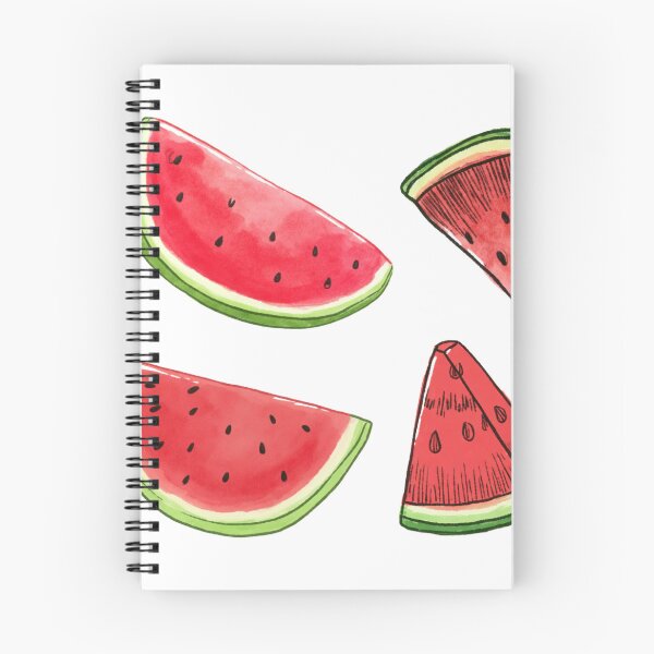 Item preview, Cottagecore Watermelon Watercolor Illustration For Kitchen designed and sold by bosamji.