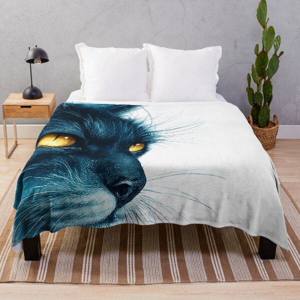 Item preview, Golden Eyes Blue Sea Cat designed and sold by GRFORA.