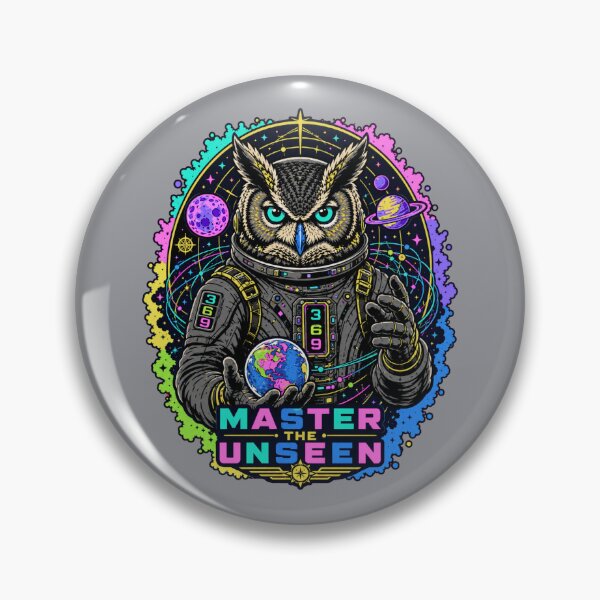 Item preview, Master the Unseen – Cosmic Owl Astronaut designed and sold by Aimetoi.
