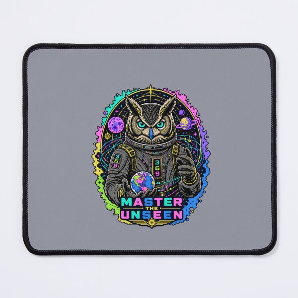 Item preview, Master the Unseen – Cosmic Owl Astronaut designed and sold by Aimetoi.