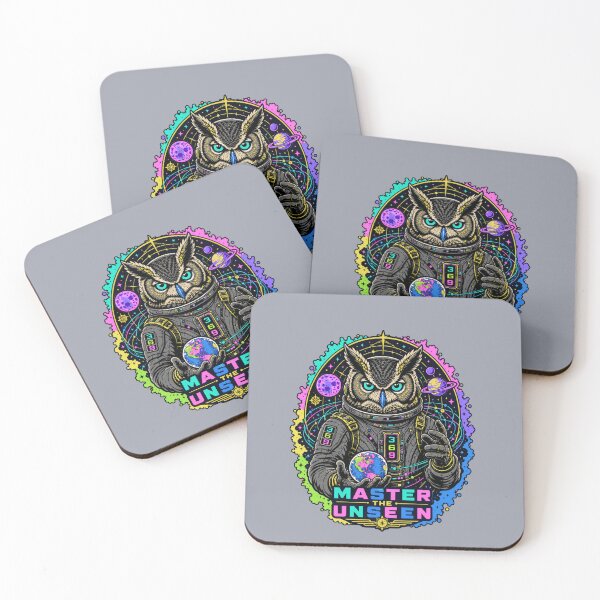 Item preview, Master the Unseen – Cosmic Owl Astronaut designed and sold by Aimetoi.