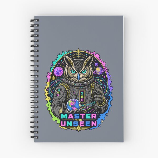 Item preview, Master the Unseen – Cosmic Owl Astronaut designed and sold by Aimetoi.